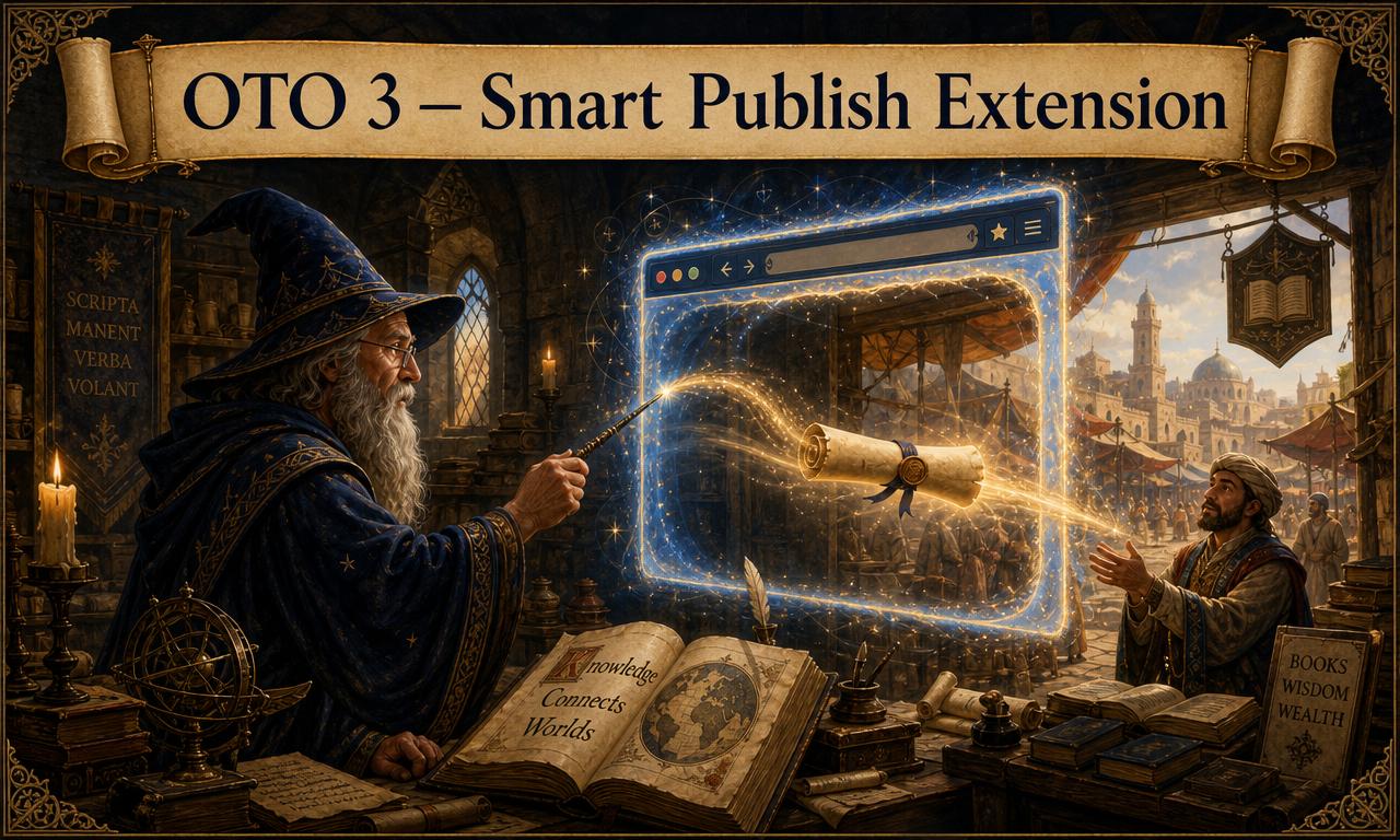 OTO 3 — Holylink AI Smart Publish Extension illustration